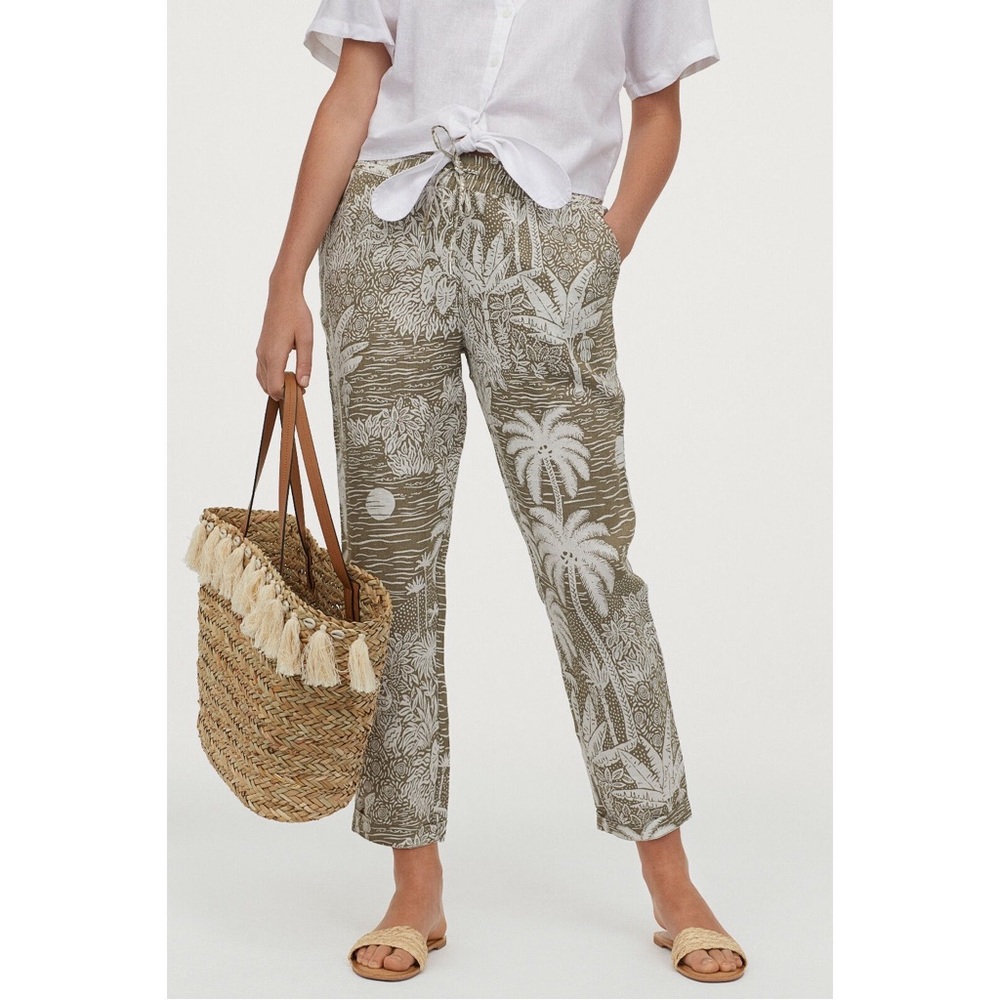 Desmond & Dempsey x H&M Pull-on Linen Pants
